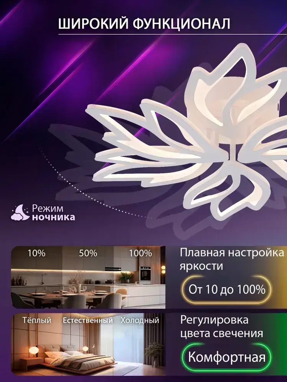 Natali Kovaltseva Люстра, LED, 121 Вт