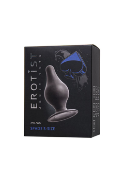 Черная анальная втулка Spade S