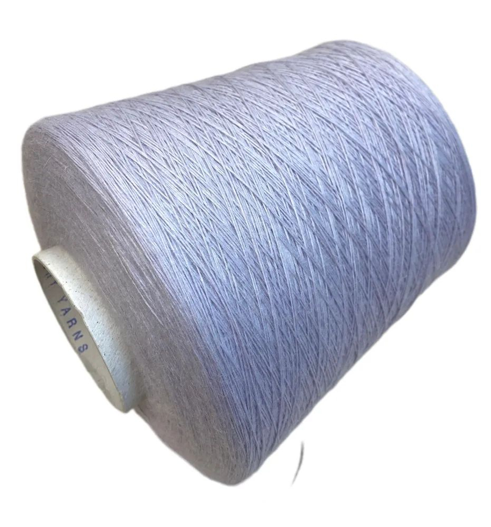 Пряжа бобинная Италия 290г / 1885 м,(100г-650м) 50% кашемир 50% крапива, тонкая нить для вязания, премиальная