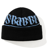 Шапка BSRabbit LOGO PATTERN BEANIE BLACK