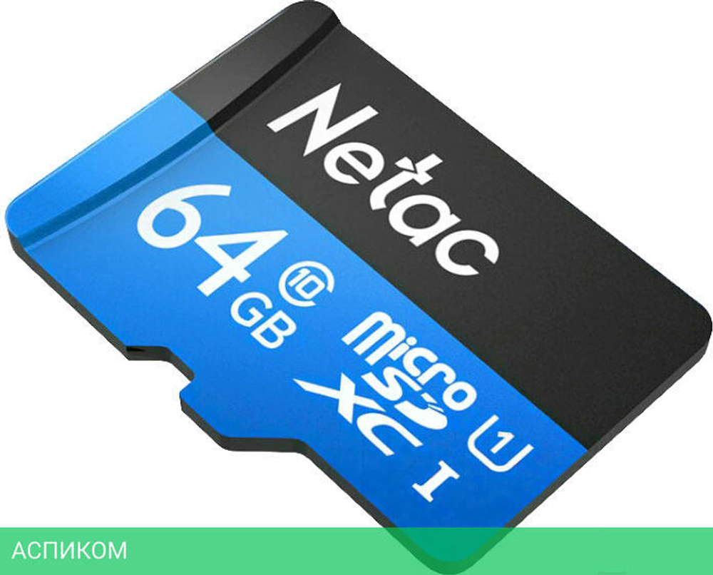 Карта памяти Netac microSDHC 64GB P500 (NT02P500STN-064G-S)