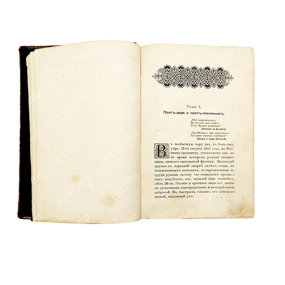Авенариус В. П. Отроческие годы Пушкина. — СПб. Типография Н. А. Лебедева, 1891