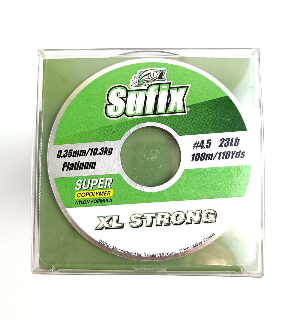 Леска Sufix XL Strong 0,35 мм. в размотке 100 метров
