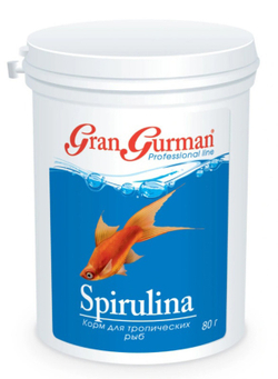 Gran Gurman, корм для тропических рыб "Spirulina", 250 мл