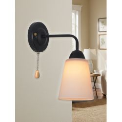 Бра светильник Rivoli Jodie 9190-401 настенный 1 х Е27 60 Вт модерн с выключателем | Rivoli