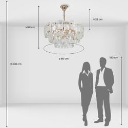 Подвесная люстра De City Бриз 43 111016607