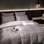 Комплект Сатин-Жаккард Тессоро «Серебряный штрих»