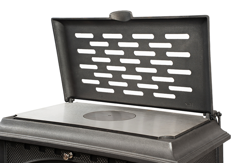 Чугунная отопительная печь Fireway JAZZ II с варочной поверхностью