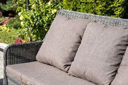 "Гляссе" лаунж-зона из искусственного ротанга, цвет графит