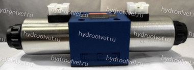 4WE10D31/OFCG24N9K4 - Гидрораспределитель золотниковый Ду 10 с электроуправлением G24, схема D (574А/ОФ), возврат - OF = без пружины, с фиксатором