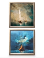 Картины на стену интерьерные на холсте 2 шт