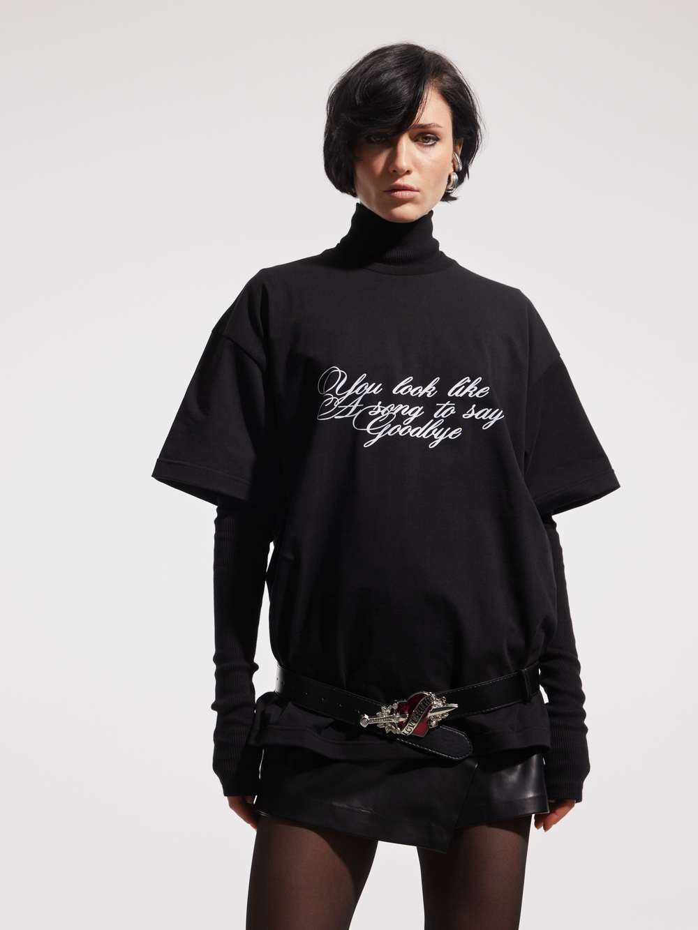 Футболка Goodbye, черная