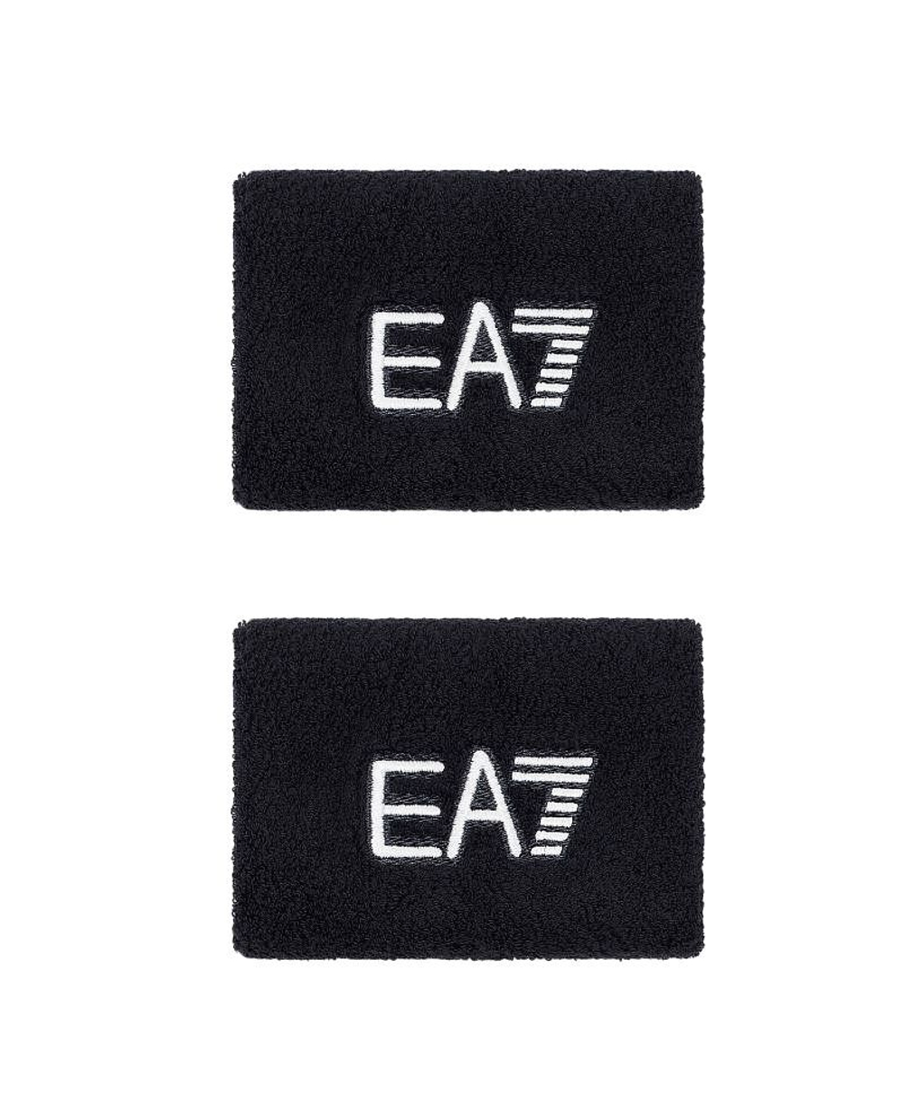 Теннисные напульсники EA7 Tennis Pro - black/white
