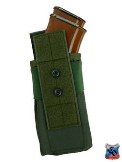Подсумок SSO 2АК103 MOLLE с кнопками и липучкой. Олива