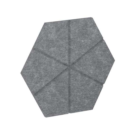 AcustiX Настенная панель шестигранная (6 лучей) VE.NP-6G6L-300 Морская Галька 600*520*12
(сторона 30