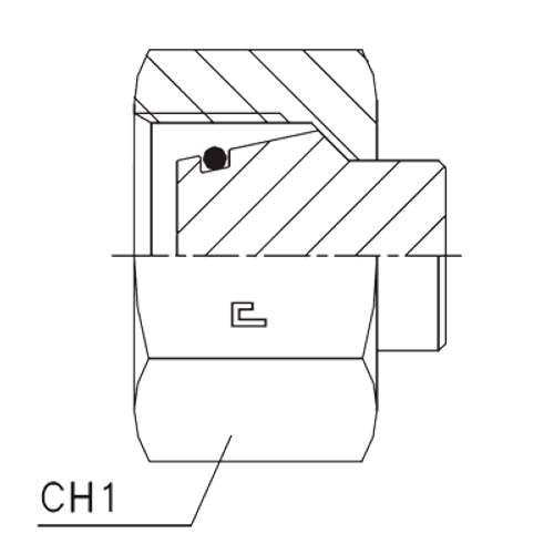 Заглушка VP DS14 (с гайкой и o-ring)