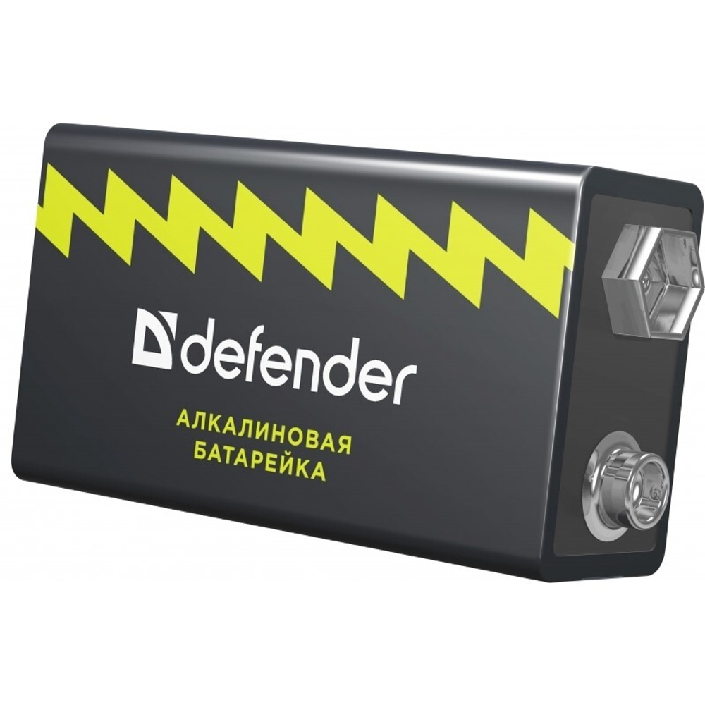 Батарейка алкалиновая Defender 6LR61-1B Крона