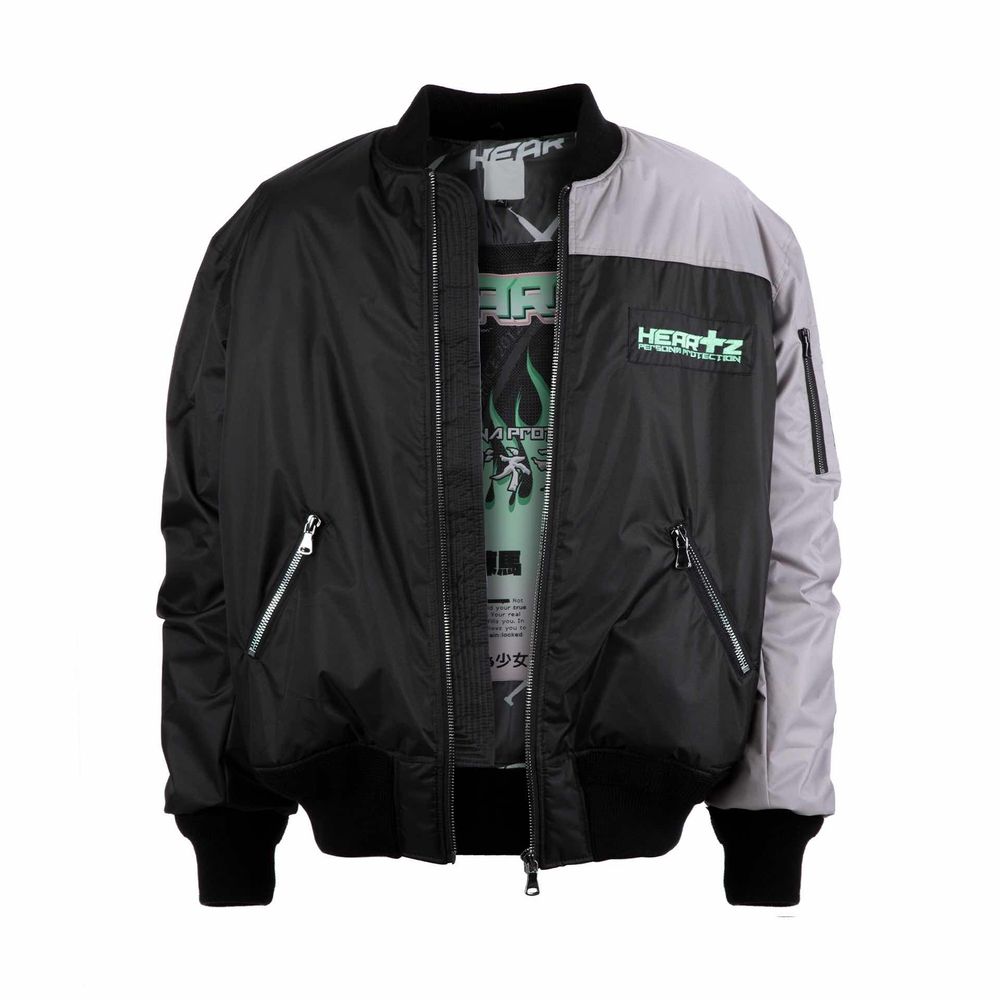 Купить Бомбер Heartz Type-A Flight Jacket Monochrome Черный Бомбер Heartz Type-A Flight Jacket Monochrome Черный
