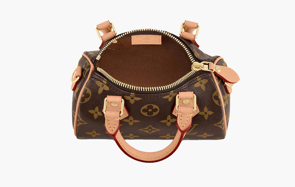 Сумка Louis Vuitton Nano Speedy "Monogram Canvas Brown"