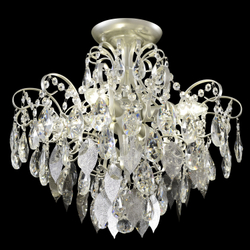 Потолочная люстра Crystal Lux ESMIRALDA PL4 SILVER