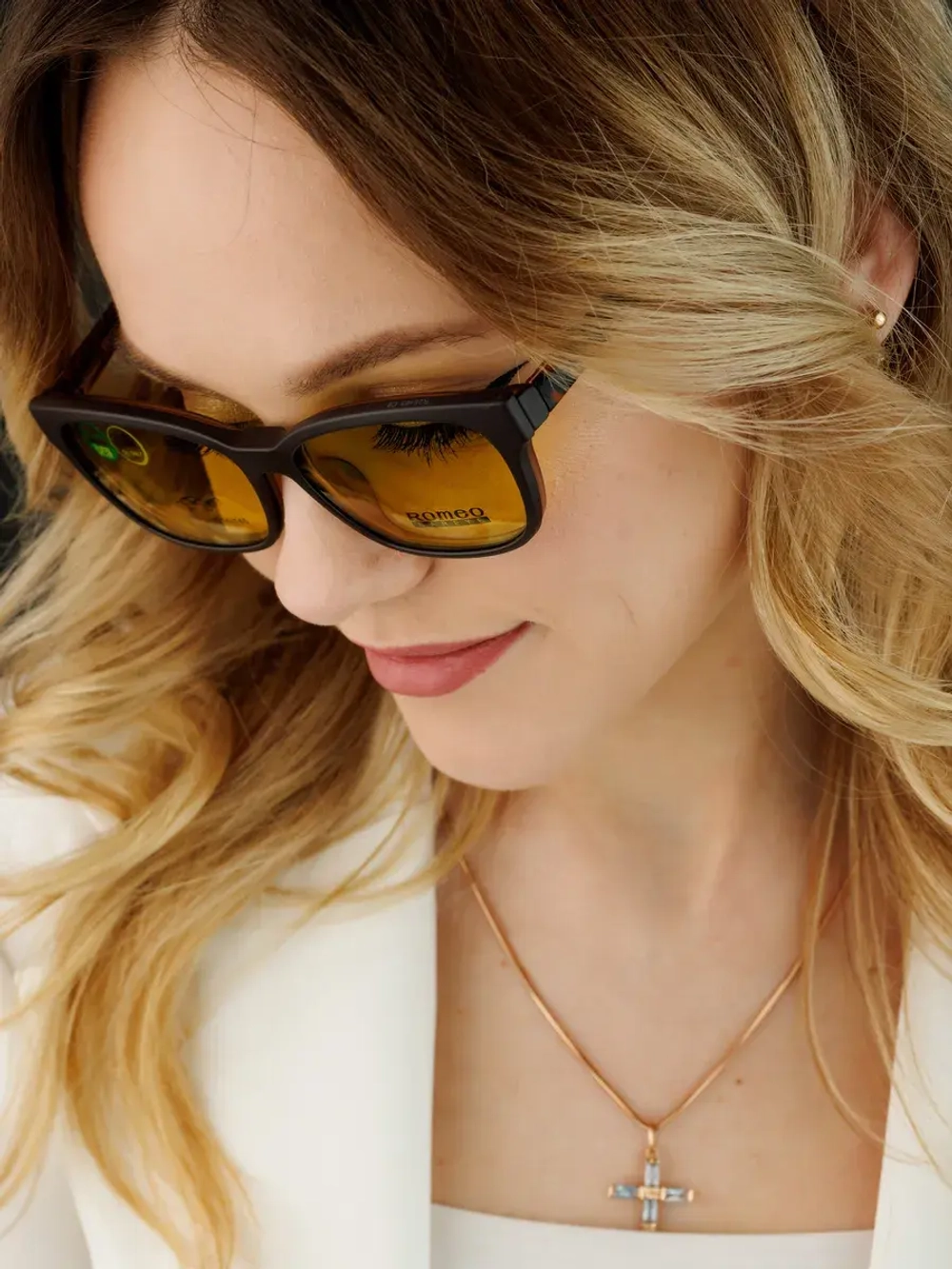 Модная оправа для очков с накладкой 4в1