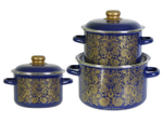 Набор кастрюль "Узор" №19