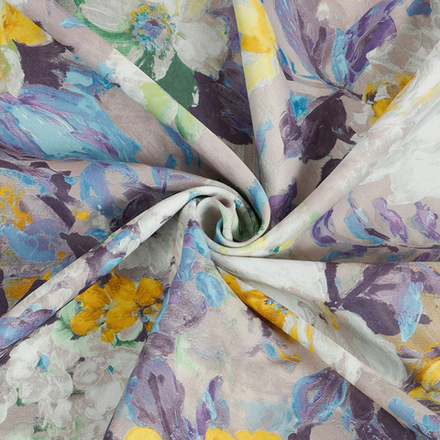 Блэкаут оптом "Пионы" синие