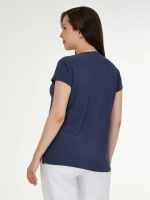 Футболка топ со стразами