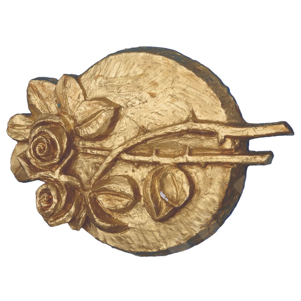 Динес Ю. С. Цветы к памятнику А. С. Пушкина на Спасопесковской площади (Москва). Гипс. 1993