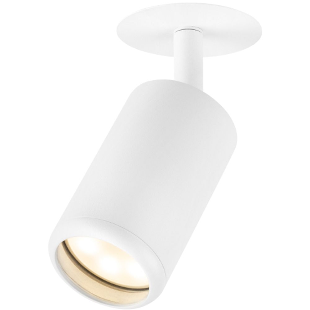 Светильник встраиваемый алюминиевый ЭРА KL106 WH под лампу MR16 GU10 белый матовый