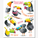 Тетрадь общая 48 листов на скрепке "Глупые Птицы"