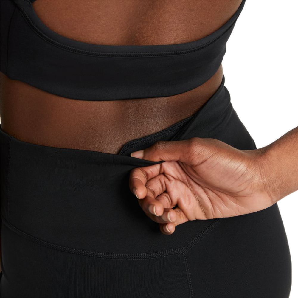 Leginsy Nike One Dri-Fit Mid-Rise 7/8 Tight - черный