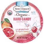 Torie & Howard, Органические леденцы, розовый грейпфрут и мед тупело, 57 г (2 унции)