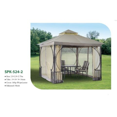 Беседки алюминиевые 3 метра на 3 метра spk-624-2