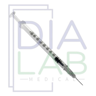Инсулиновый шприц 1 мл U-100 10 шт с иглой 27G (0.4х12 мм)