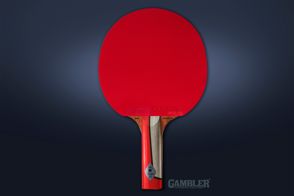 Ракетка Gambler ROSEWOOD IM8 CARBON MECH-TEK (прямая)