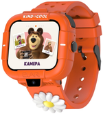 Смарт-часы Elari KidPhone Маша и Медведь 44 мм оранжевый-оранжевый