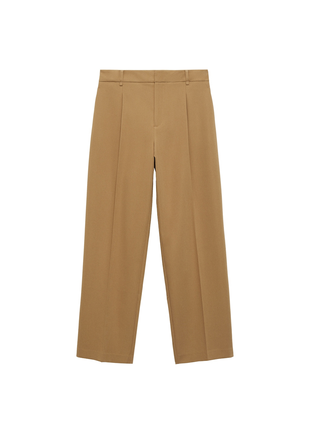 Прямые брюки с защипами