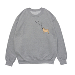 Свитшот "Мопс и бабочки"