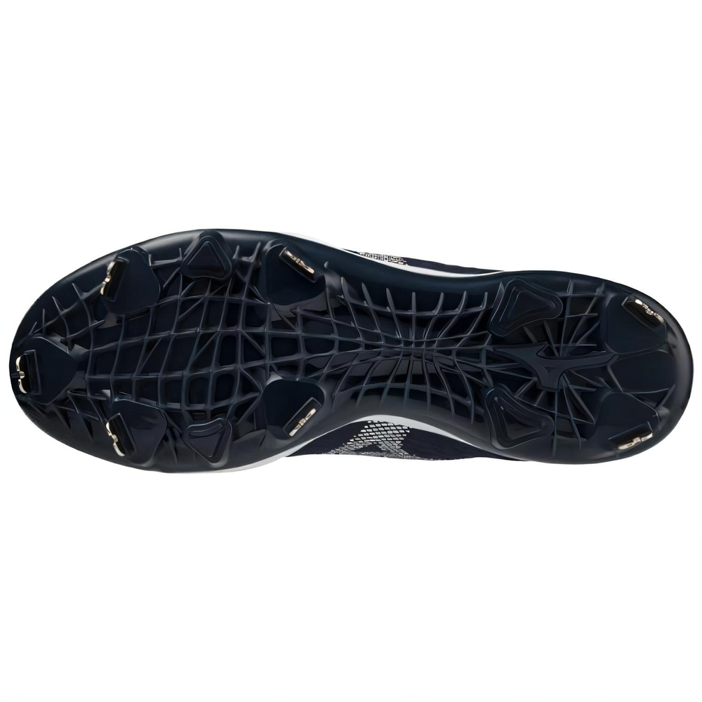 Mizuno Low Top Upper Height Baseball Shoes Men"s Marine Blue