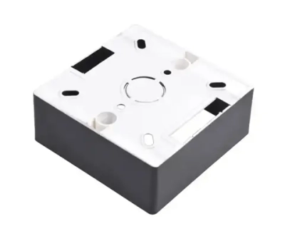 Монтажная коробка наружная для терморегулятора чёрная.