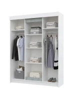 Современный Шкаф-купе Victor с зеркалами белый