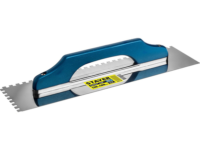 STAYER Expert 480, 130 х 480 мм, зуб 8 х 8 мм, штукатурная гладилка, Professional (0803-08)