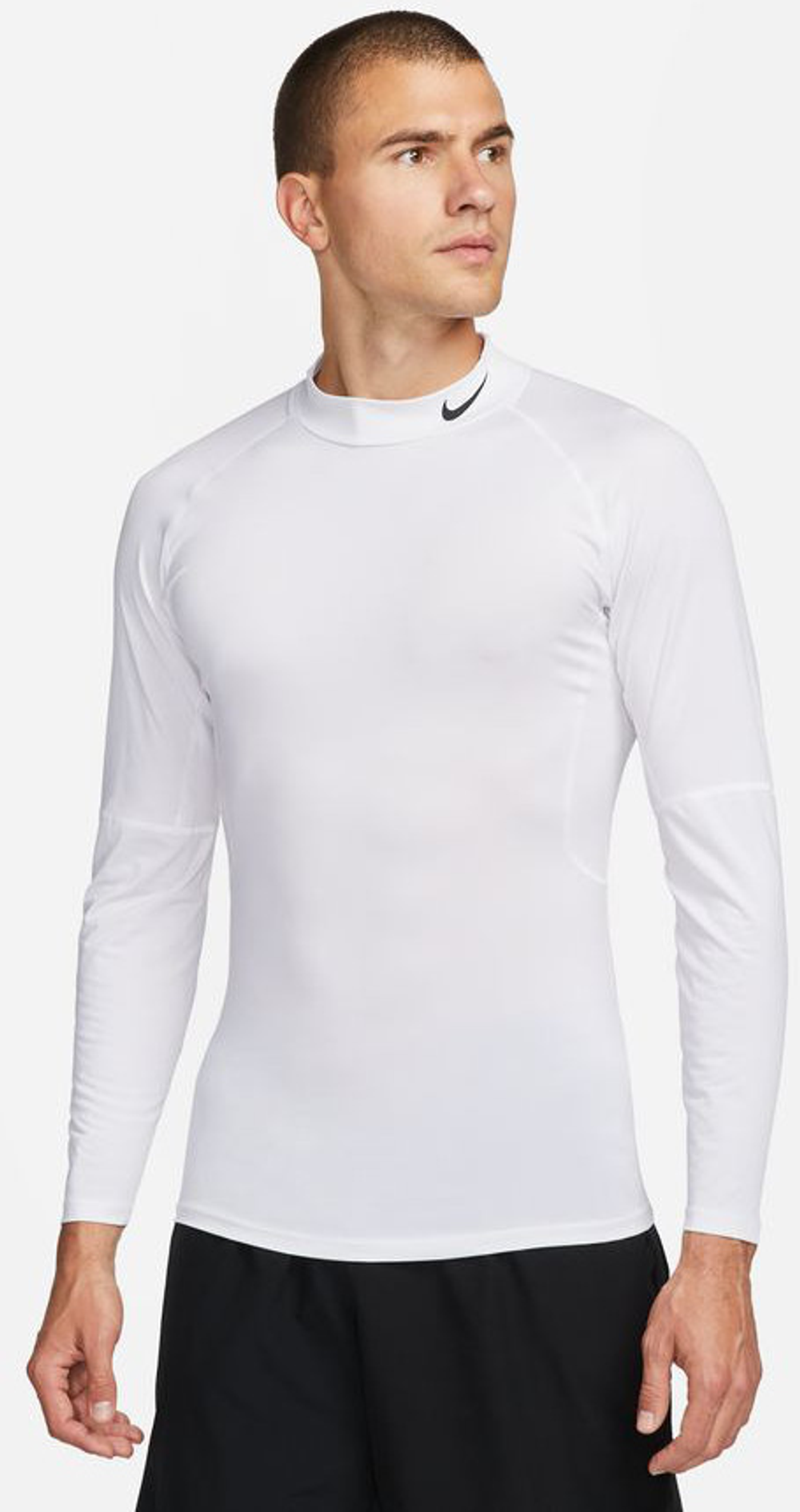 FB7908-100 Лонгслив M NP DF TIGHT LS MOCK