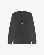 Лонгслив Гербарий Ландыш Серый