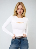 Лонгслив скимс облегающий водолазка с длинным рукавом