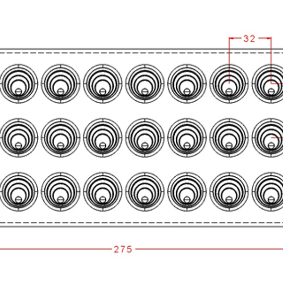 149-у | Форма для шоколадных изделий (275*135 мм)