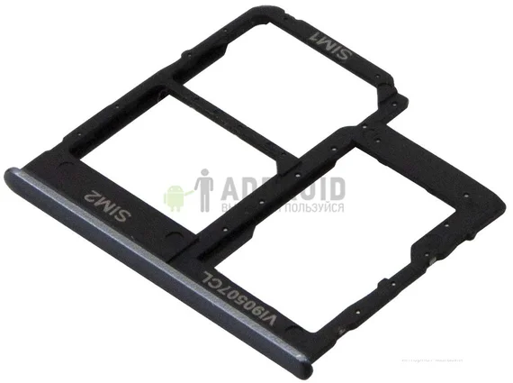 Sim лоток для Samsung Galaxy A40 SM-A405FN черный