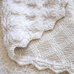 Коврик для ванной 60x100 Arya home Mary белый