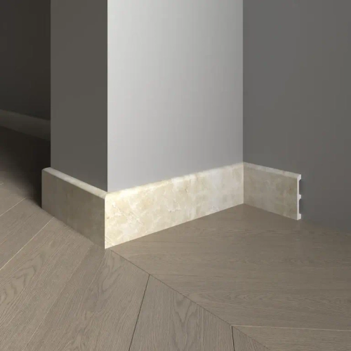 706-10 Напольный плинтус(80х16х2400мм)/20шт, шт